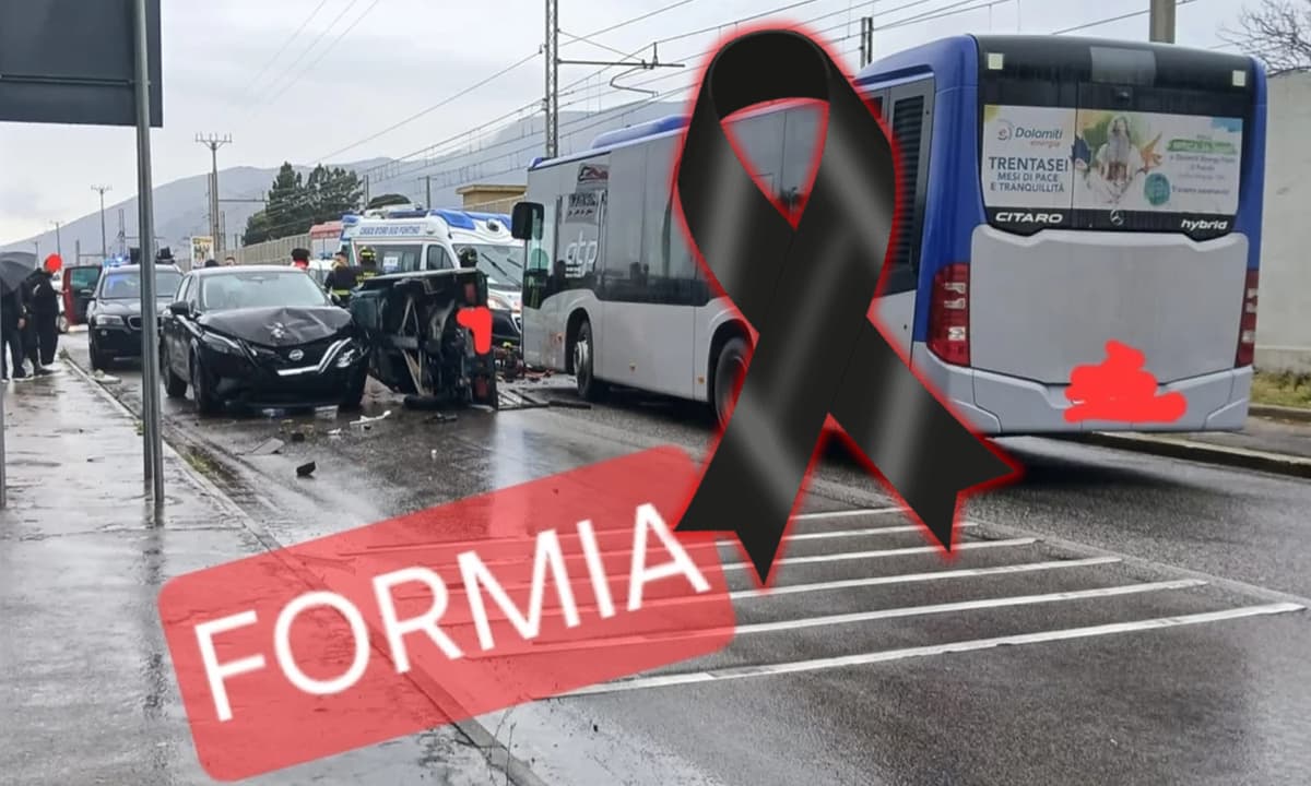 AGGIORNAMENTO, Incidente stradale - Lutto a Formia. Deceduto un uomo