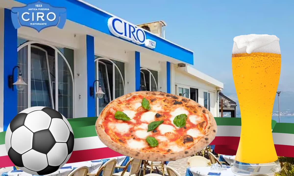 Domani sera si scrive il destino degli Azzurri: a Gaeta si tifa Italia! ...con birra, pizza e tiramisù