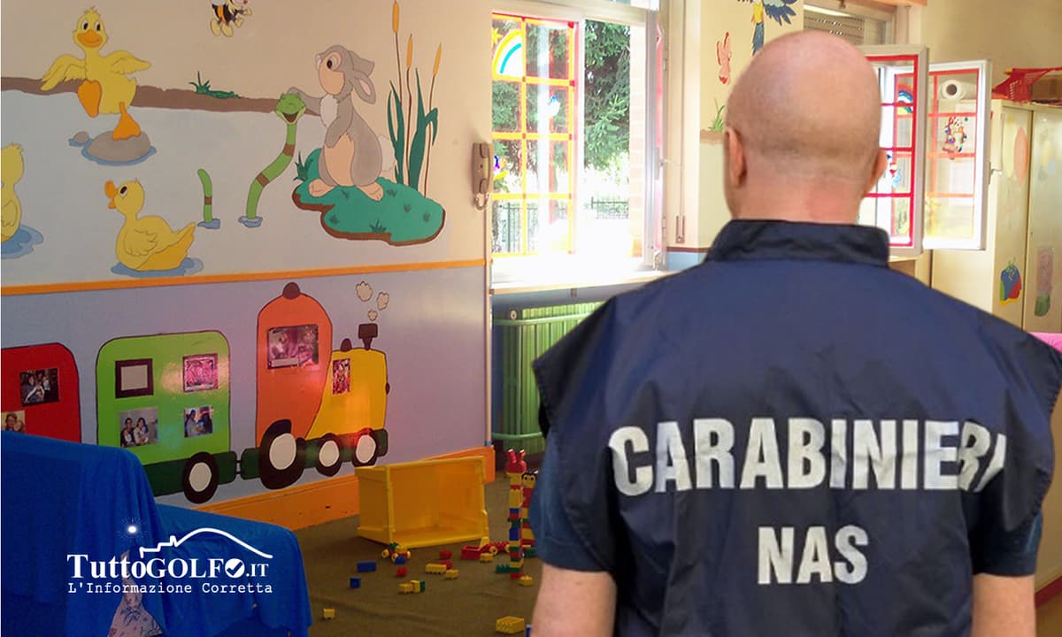I Carabinieri del NAS scoprono un asilo nido in provincia di Latina privo delle previste autorizzazioni: struttura chiusa e sanzione elevata