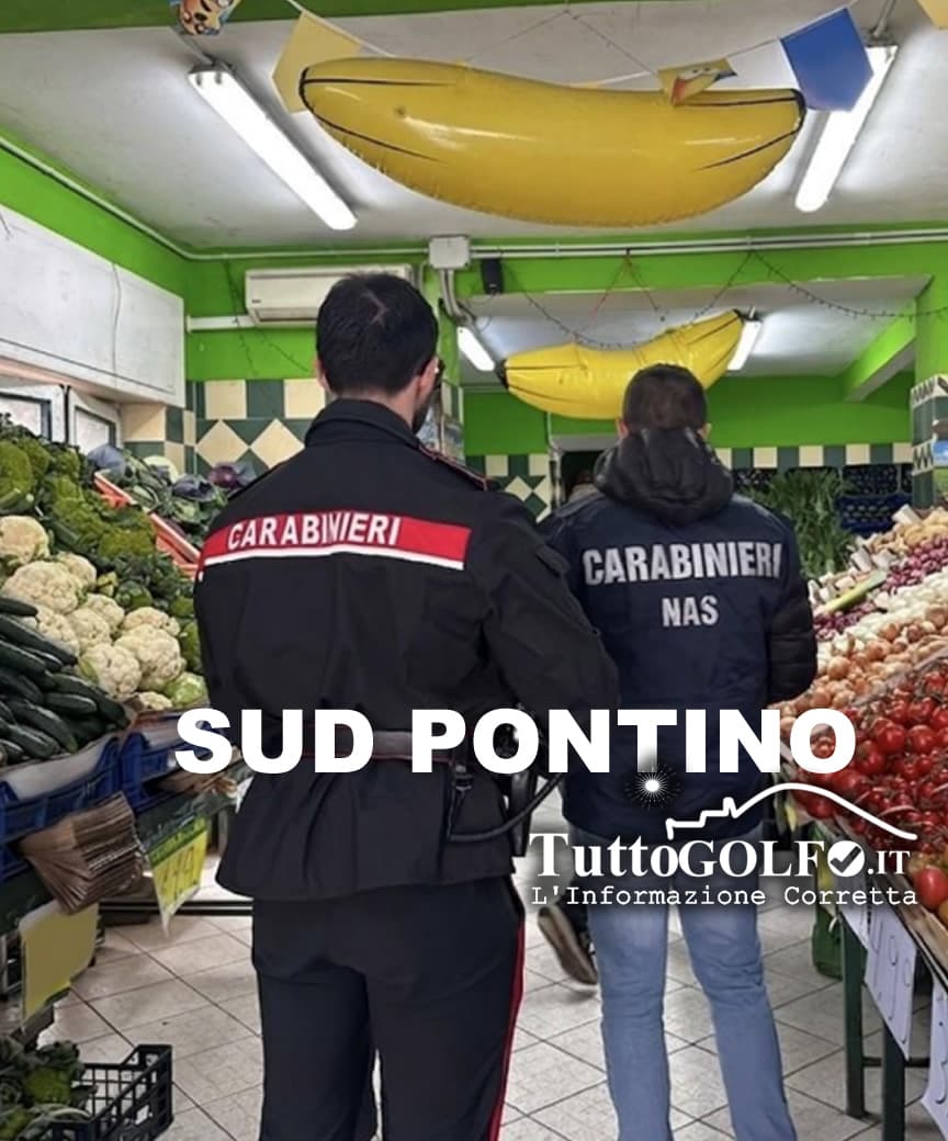 Sud Pontino - Prevenzione epatite A, maxi-sequestro del NAS: bloccati circa 3.000 chili di prodotti ortofrutticoli