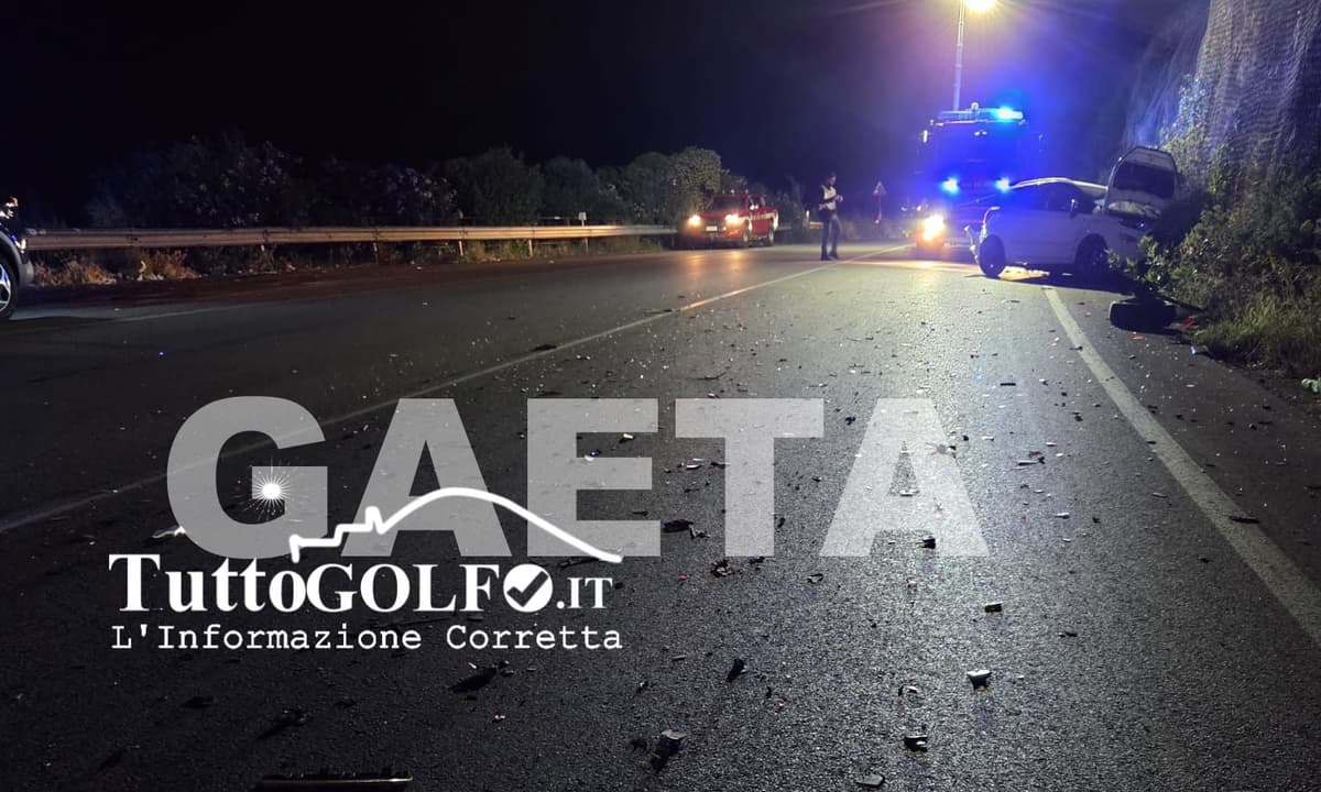 Fine settimana da dimenticare a Gaeta: due incidenti registrati nel weekend