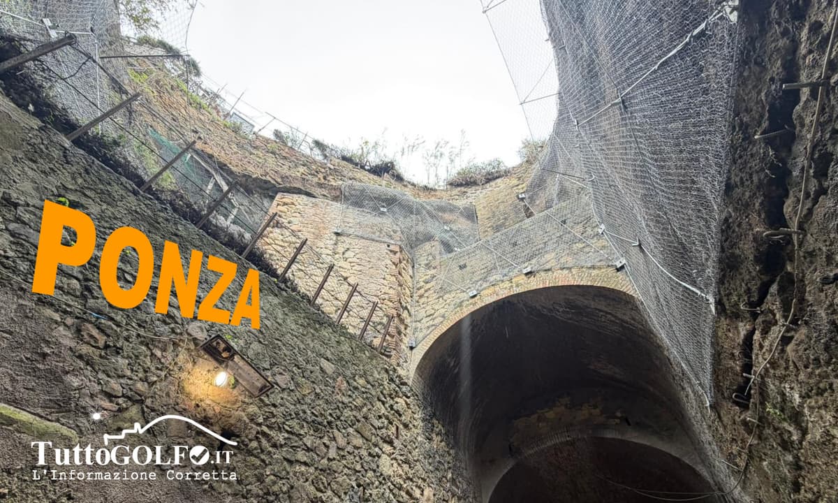 Ponza, riapre in anticipo la Galleria Giancos: viabilità ripristinata sulla S.P. 134 per le festività pasquali