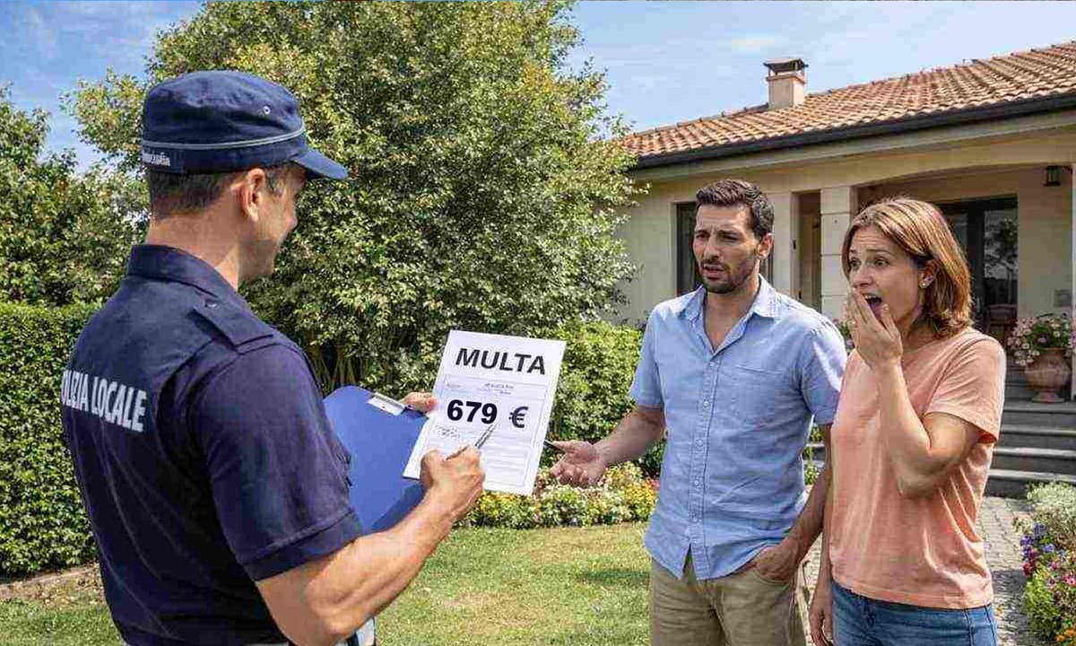 Non sottovalutare il tuo giardino: multe fino a 679 euro