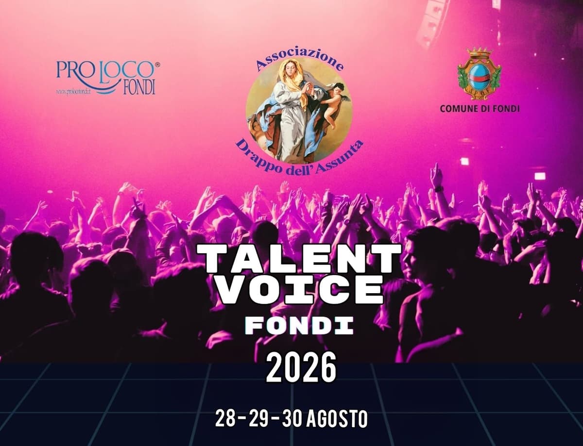Aperte le iscrizioni per il concorso canoro “TALENT VOICE FONDI 2026”
