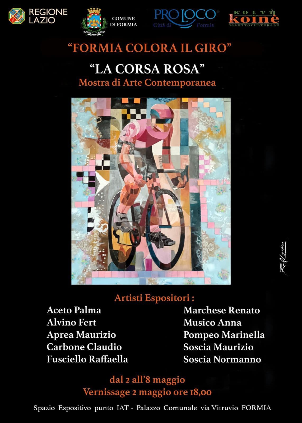 FORMIA COLORA IL GIRO - Arte e creatività per celebrare il passaggio del Giro d’Italia
