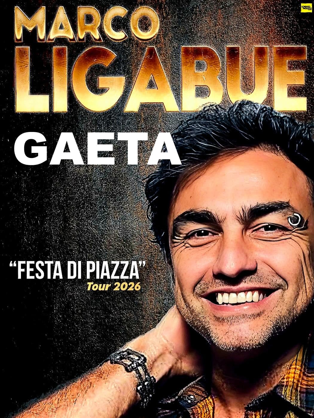 Marco Ligabue in concerto a Gaeta: il 25 luglio la Piaja si accende di musica e impegno sociale
