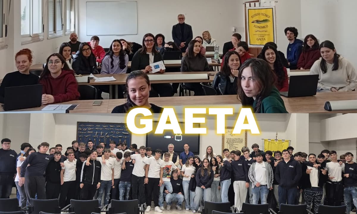 Gli studenti di Gaeta protagonisti della Fiera Internazionale dell’Ergonomia dei Cammini