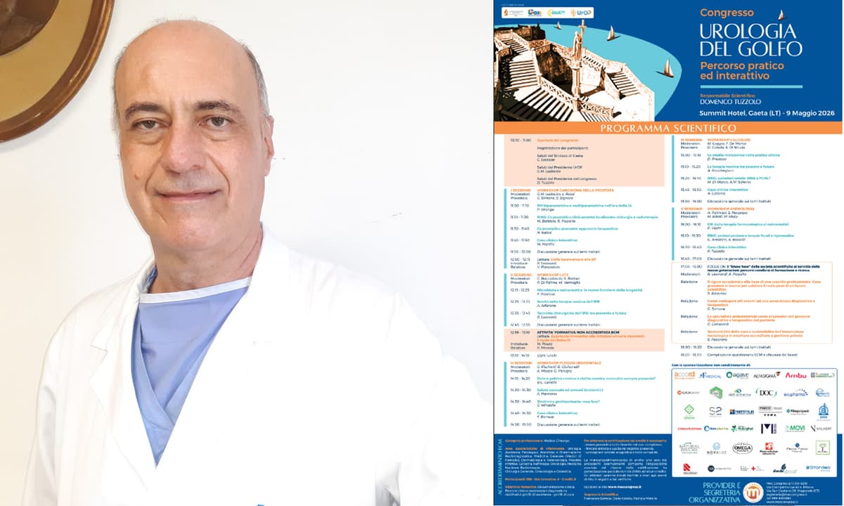 Urologia nel Golfo: a Gaeta un confronto multidisciplinare sulle sfide più attuali