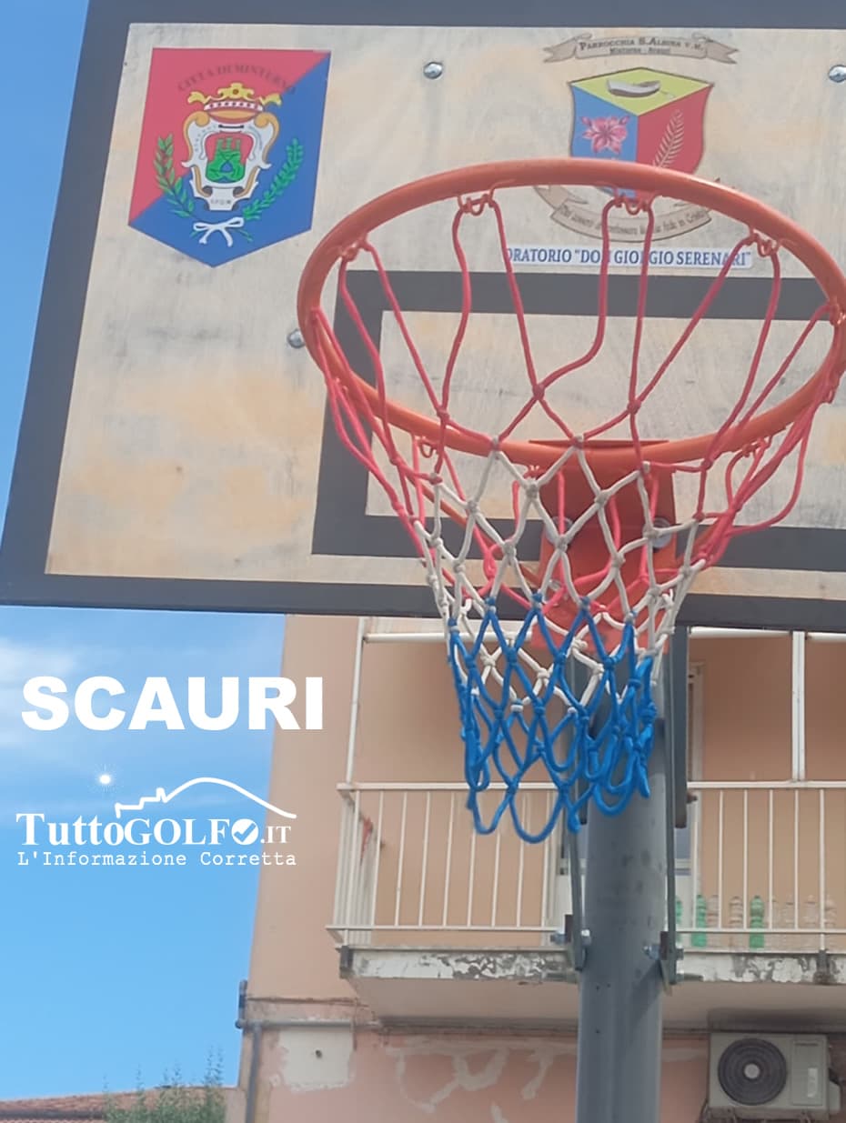 La Scuola Basket Scauri ripristina a proprie spese il campetto dell'Oratorio di Sant'Albina
