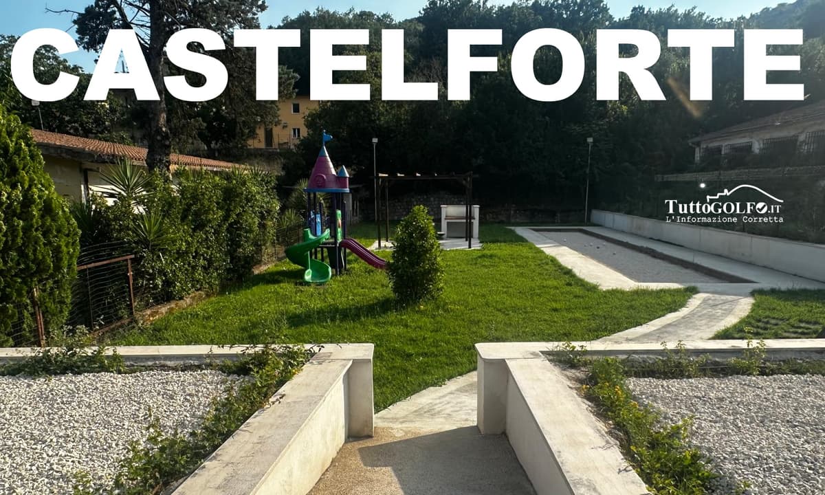 Castelforte inaugura due nuove opere pubbliche a Suio: il ponticello pedonale a Forma Suio e il nuovo parco giochi a Valle di Suio