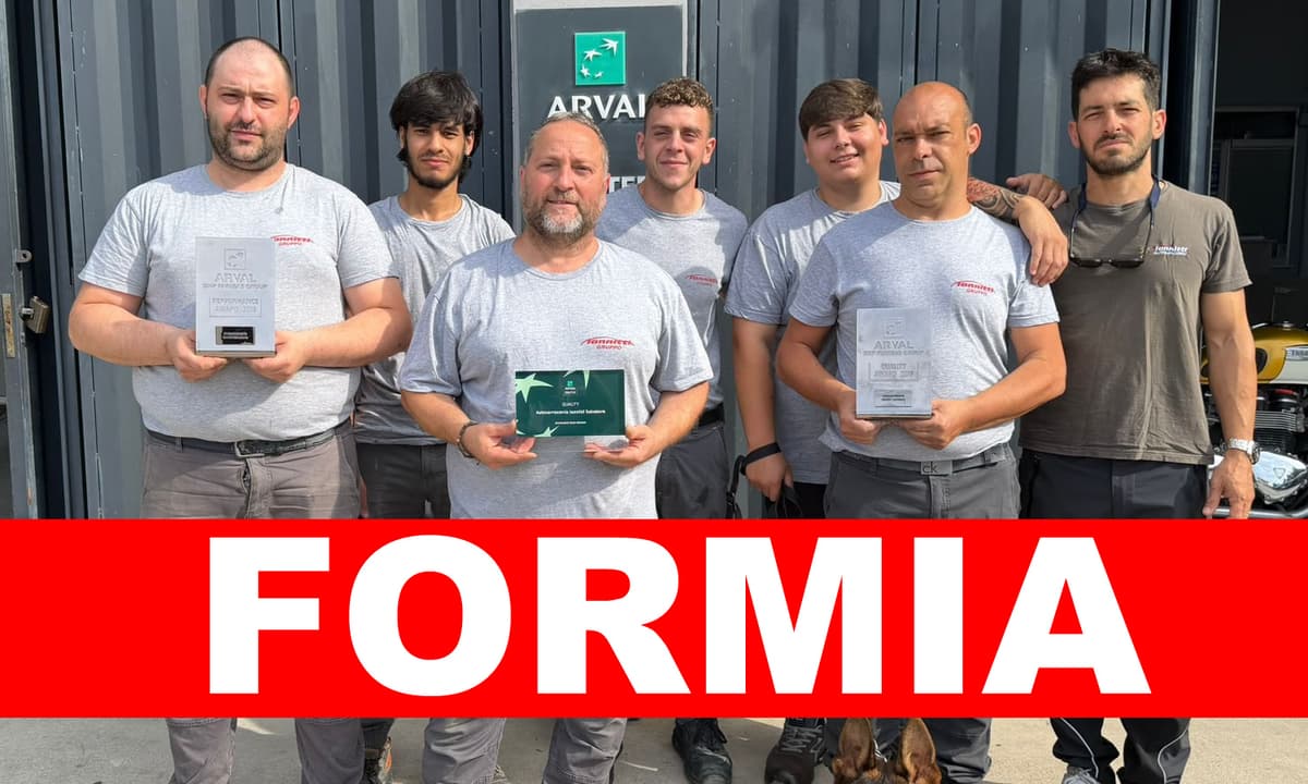 Formia - Gruppo Iannitti, l'eccellenza premiata: arriva l'ennesimo riconoscimento Arval Center