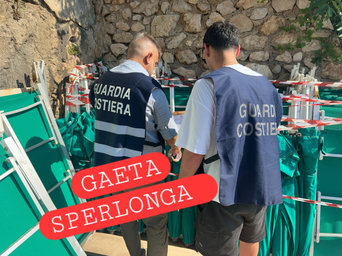 Preposizionamento a Gaeta e Sperlonga. Fioccano sanzioni e sequestri
