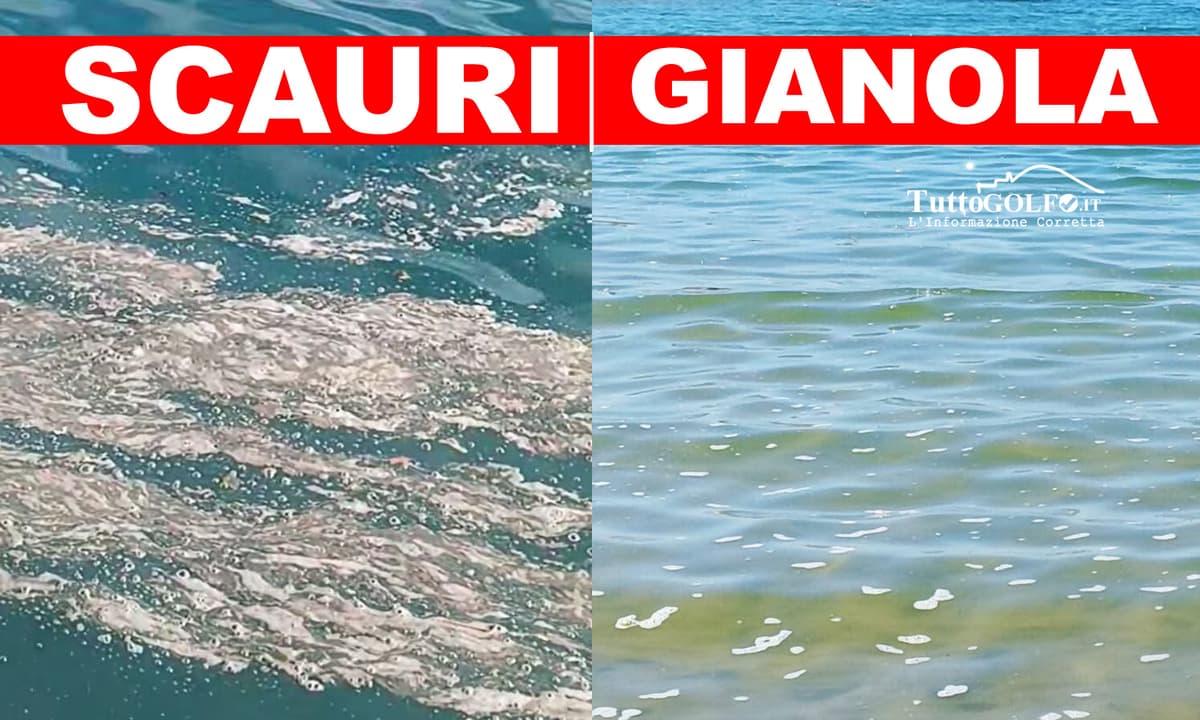 Gianola e Scauri, nuove segnalazioni di schiuma in mare
