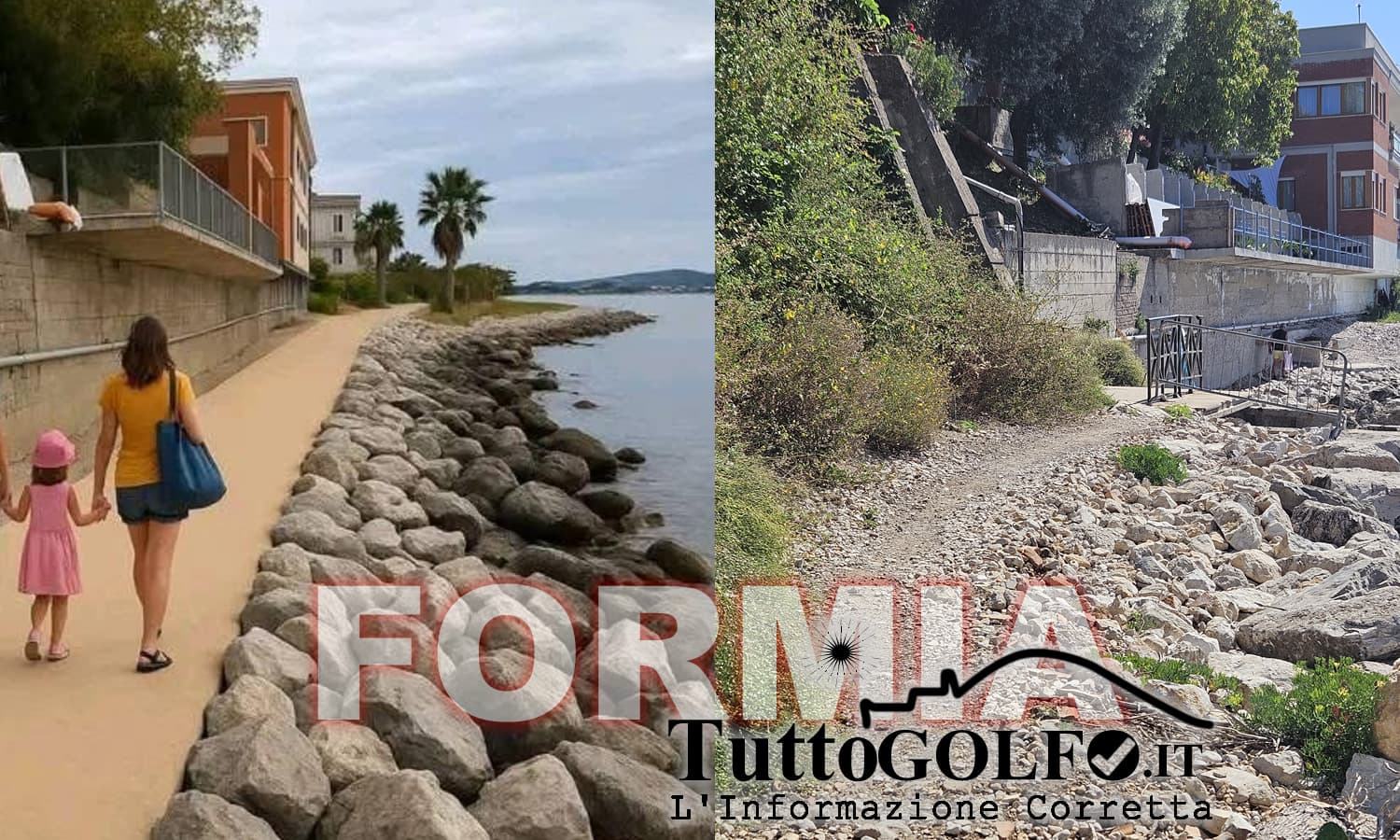 Formia: “Lavori incompleti e già in stato di degrado”. Polemiche sulla riqualificazione di un tratto di spiaggia libera