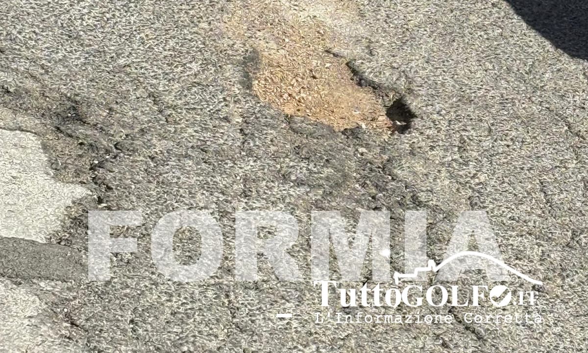 Formia, nuova segnalazione sul degrado stradale: via Pietra Composta nel mirino dei residenti