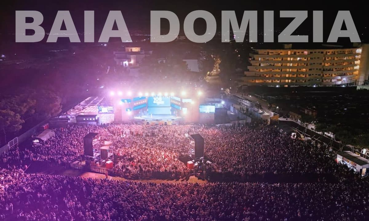CELLOLE- 3 LUGLIO - TUTTO PRONTO A BAIA DOMIZIA PER IL GRANDE CONCERTO GRATUITO DI RADIO 105