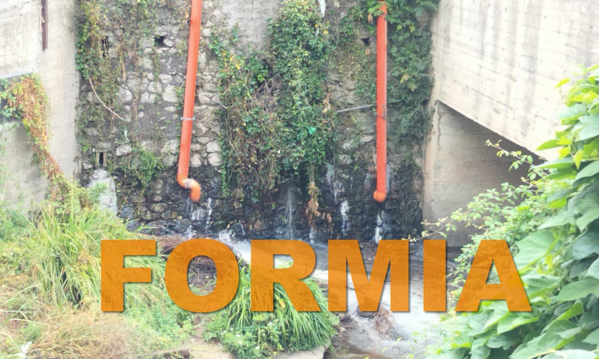 Formia, Un’Altra Città: "Rio Fresco, un anno di liquami e silenzi istituzionali"