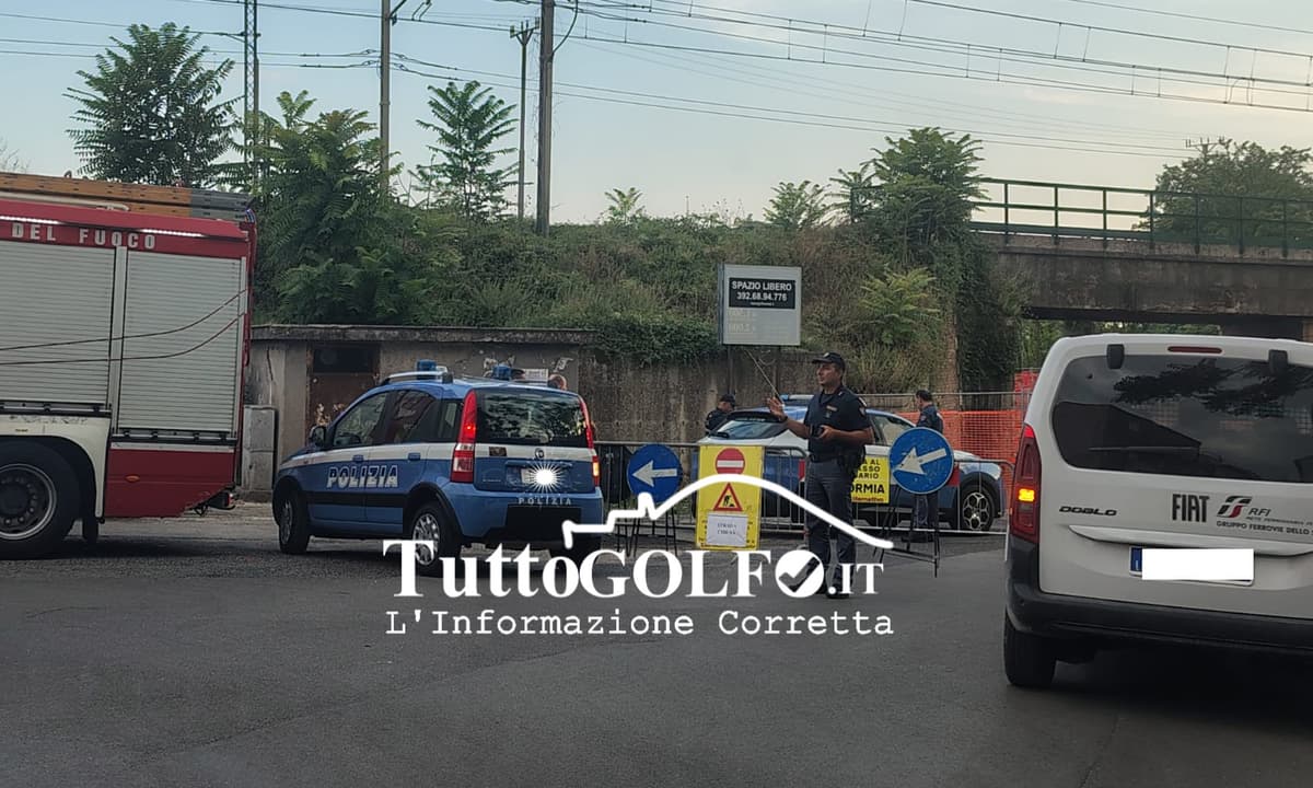 AGGIORNAMENTO su presunto ordigno bellico - Formia, la circolazione ferroviaria è tornata regolare