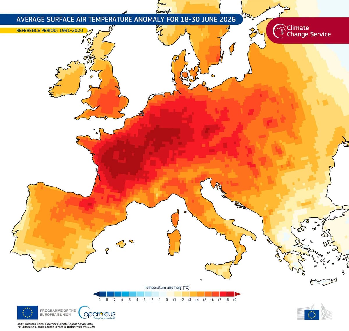 Caldo percepito, giugno 2026 entra nella storia: mai così caldo in Europa occidentale
