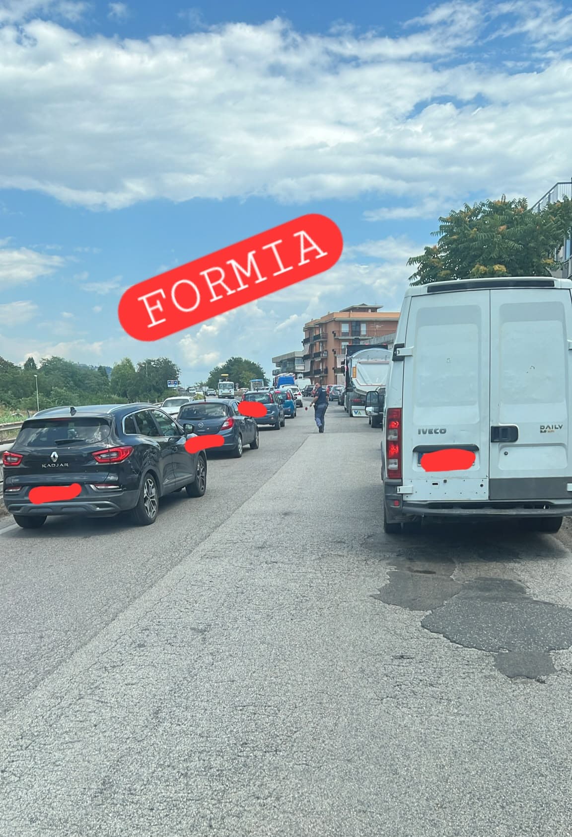 Formia, incidente sulla variante Appia. Coinvolto un camion e un’autovettura