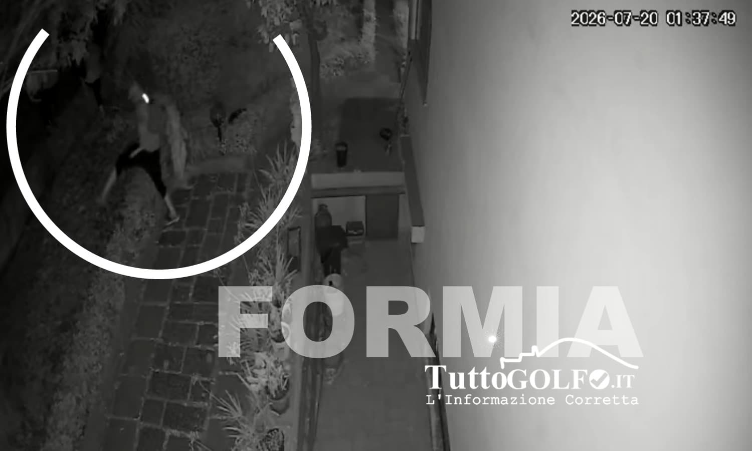 Formia - Con l'estate tornano anche i ladri: tre persone riprese dalle telecamere a Gianola