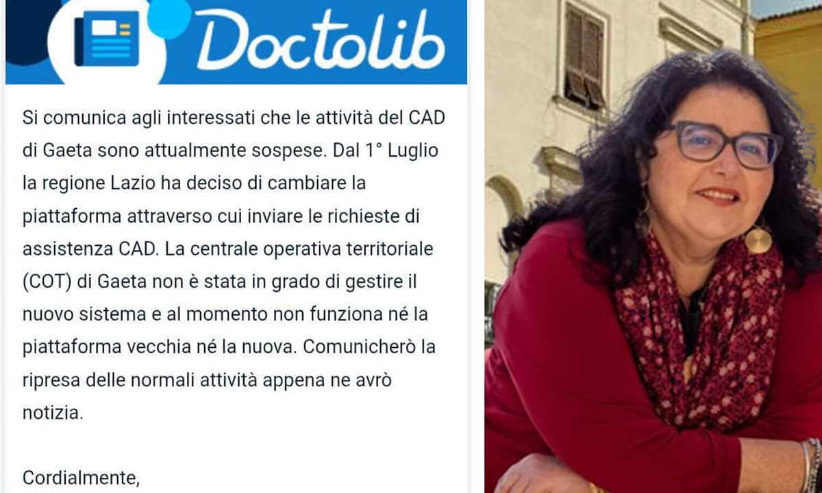 Paola Villa: ASL Latina nel caos, la piattaforma si blocca e salta l'assistenza domiciliare