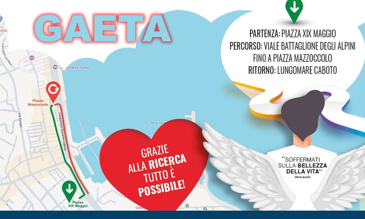 Uniti per Pietro, insieme si vince: domenica 9 agosto Gaeta cammina per laricerca