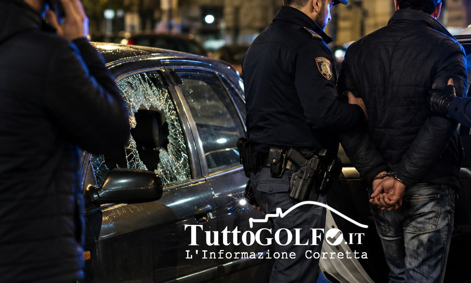 Trova uno straniero nella propria auto, lo minaccia e tenta la fuga