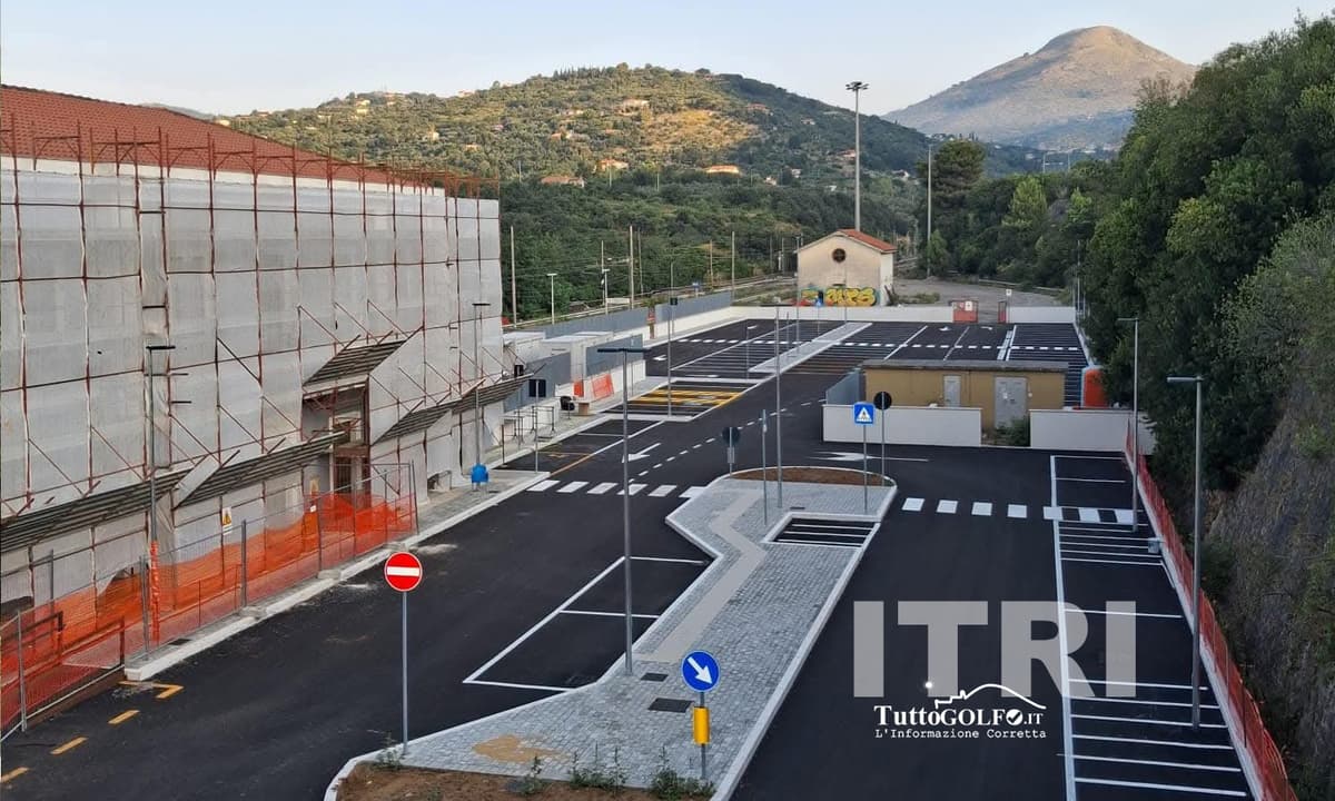 Itri, pronto il nuovo parcheggio della stazione ferroviaria: inaugurazione prevista a metà settembre