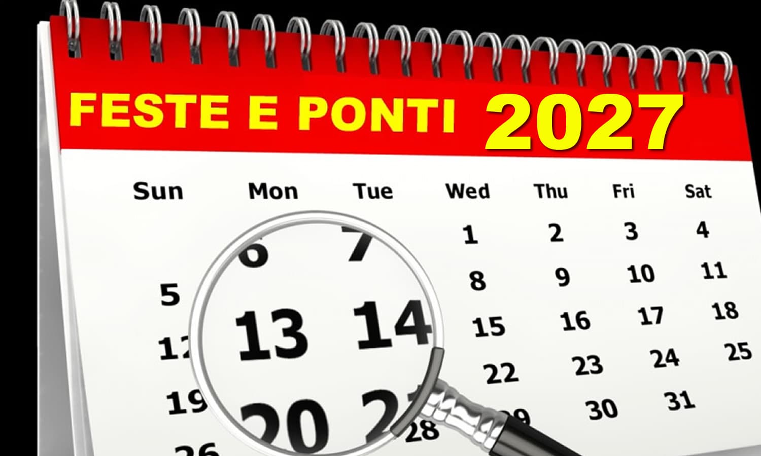 2027, anno di feste perdute: molte festività cadranno di domenica. I ponti e le festività da calendario