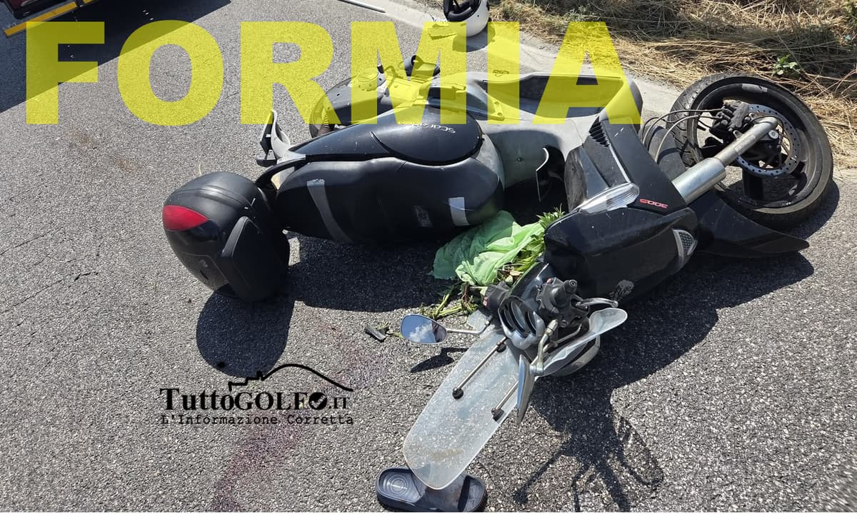 Formia, ancora un incidente sulla Variante Appia: scooter finisce a terra