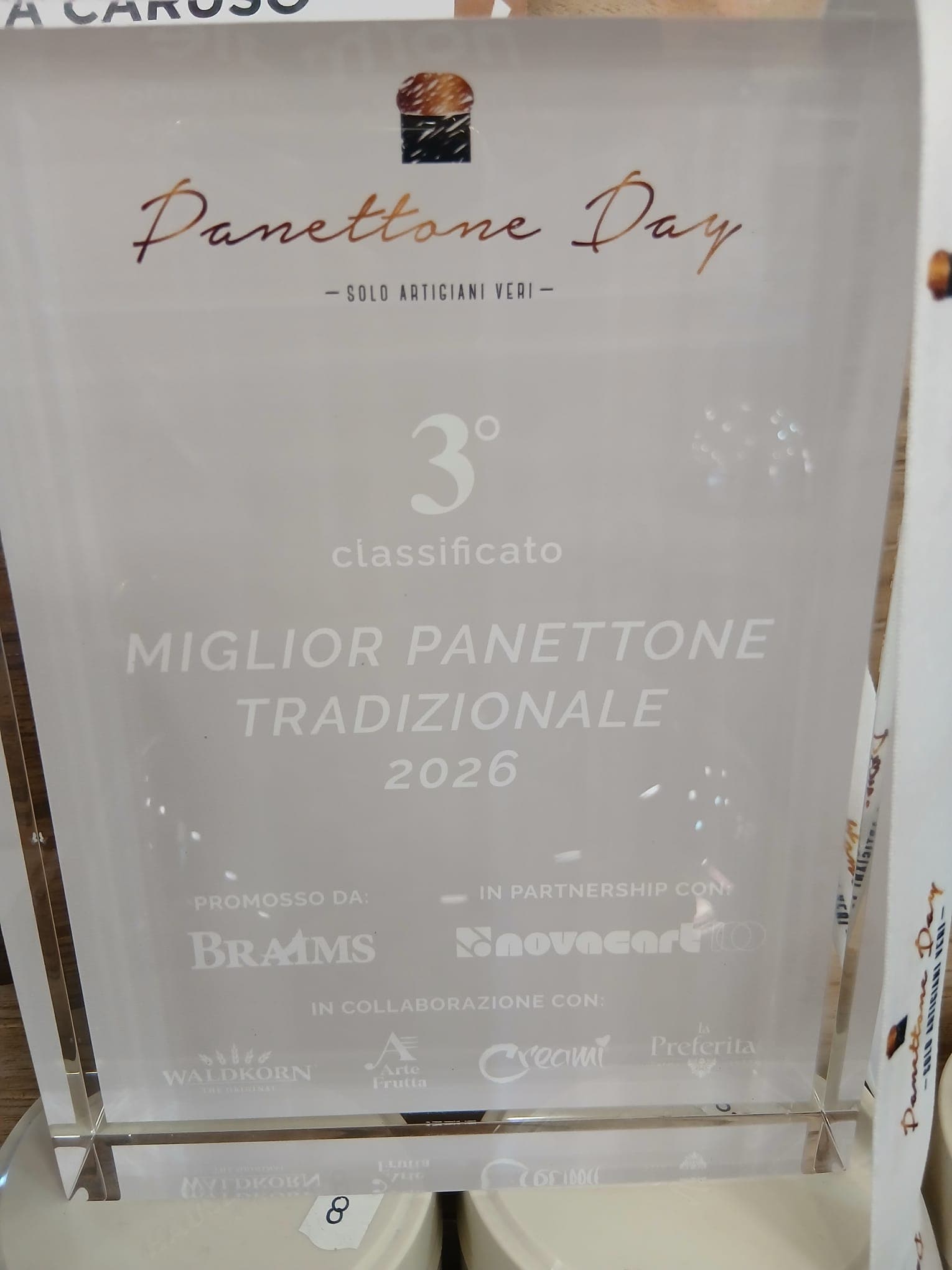 Il premio ricevuto
