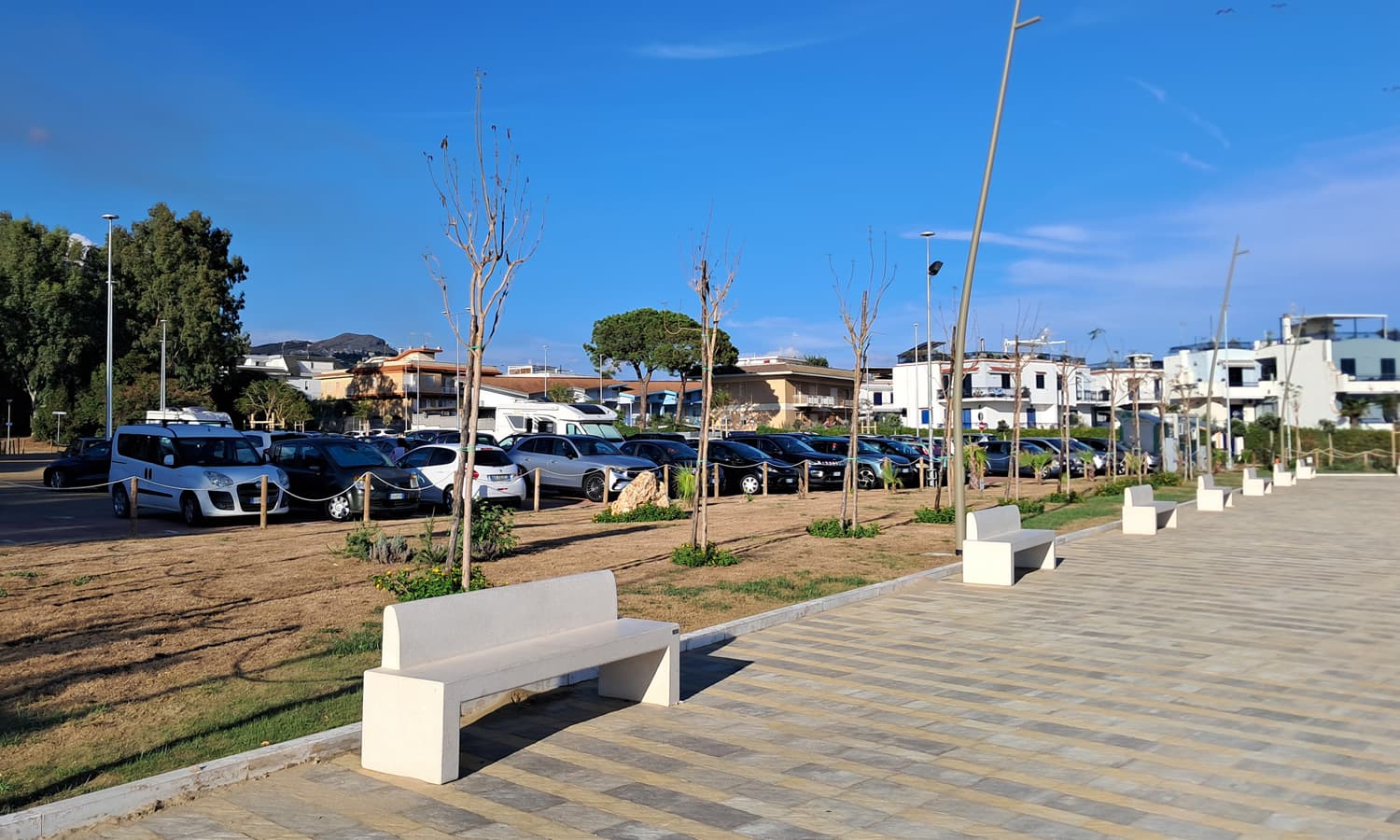 Il nuovo piazzale a Gianola