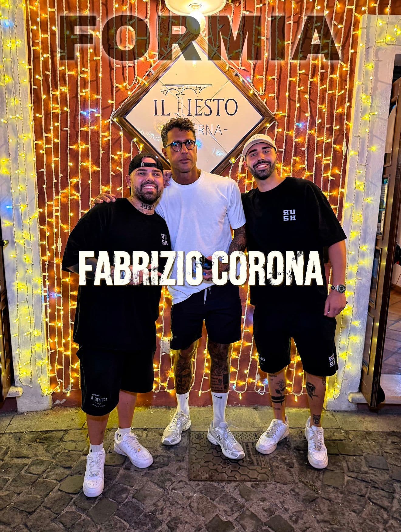 Fabrizio Corona a Formia