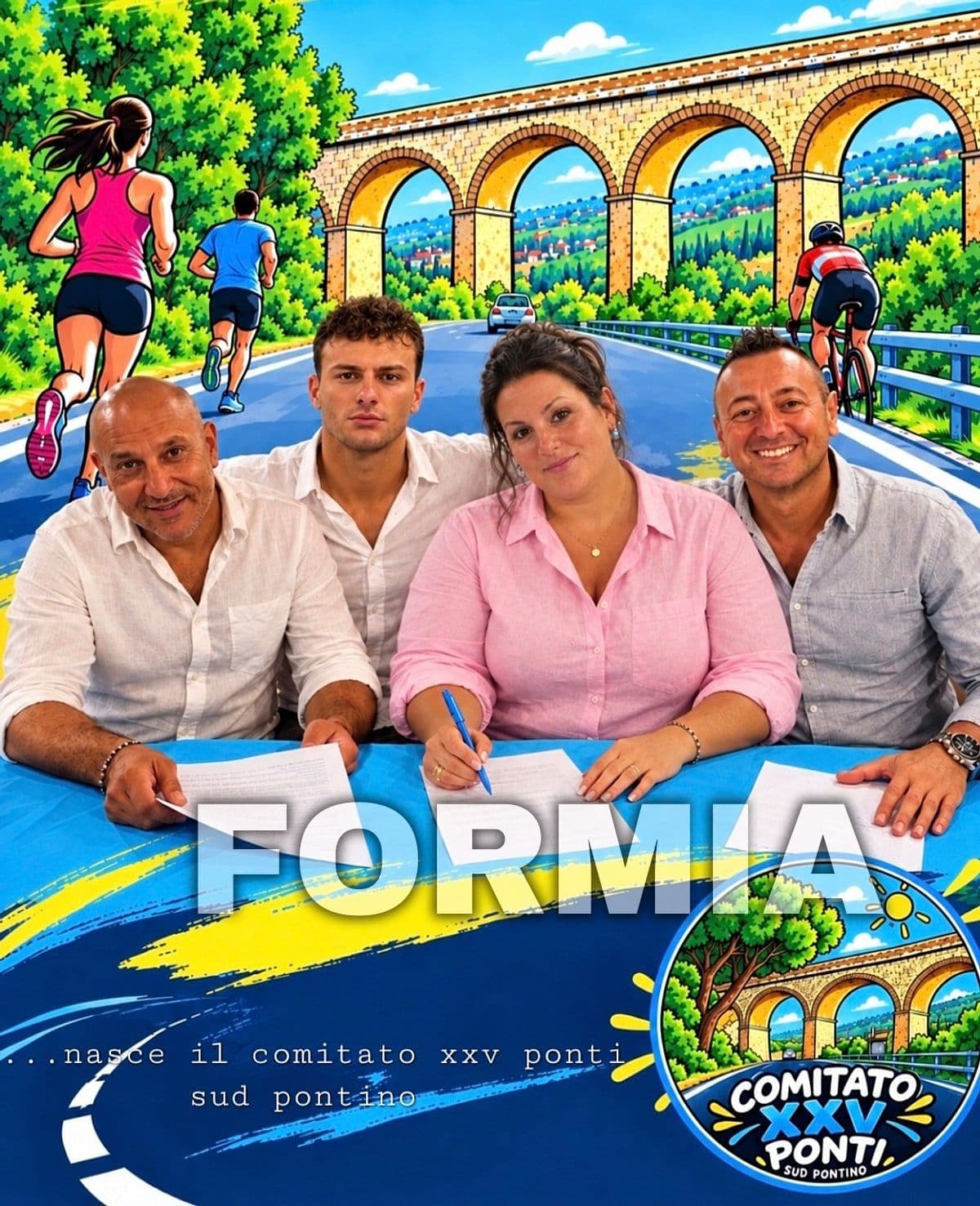 Nasce a Formia il “Comitato XXV Ponti”: sicurezza stradale, decoro e tutela del territorio al centro dell’iniziativa