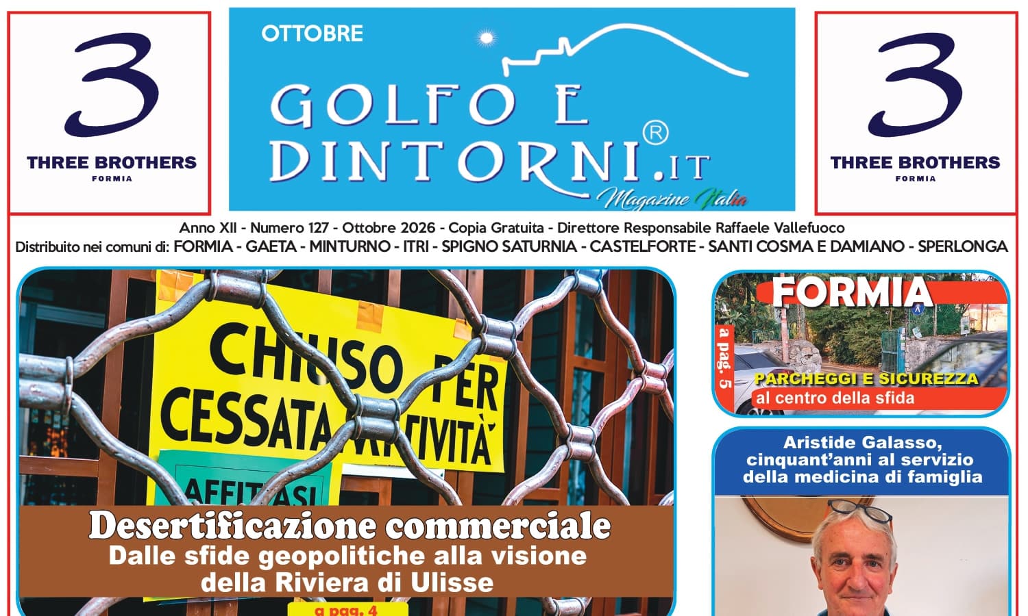 In distribuzione il Magazine Golfo e Dintorni del mese di ottobre