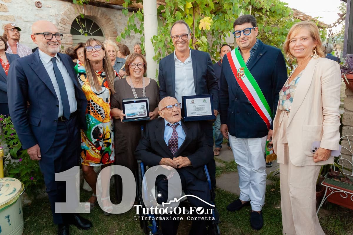 Edoardo Rocco compie 100 anni, gli auguri dell'Amministrazione Comunale