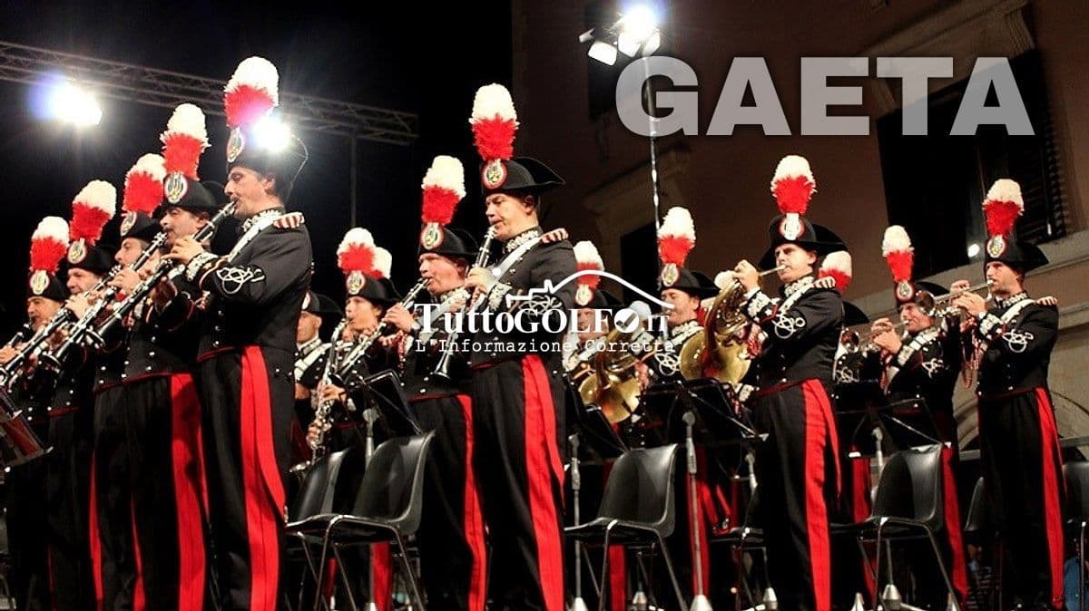 Gaeta - Il concerto della Banda Musicale dell’Arma dei Carabinieri