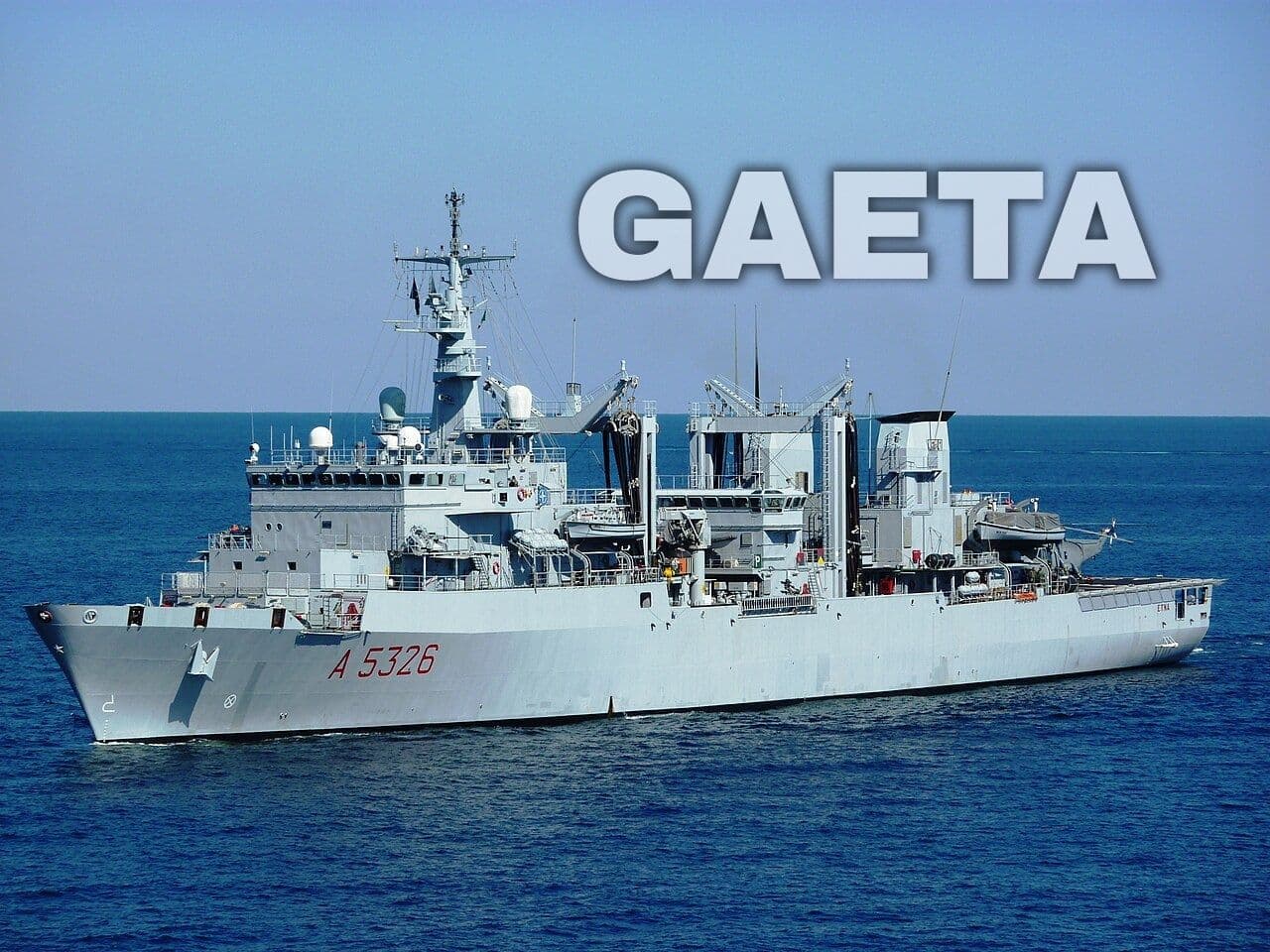 La nave Etna approda a Gaeta: visite aperte al pubblico il 17 e 18 ottobre