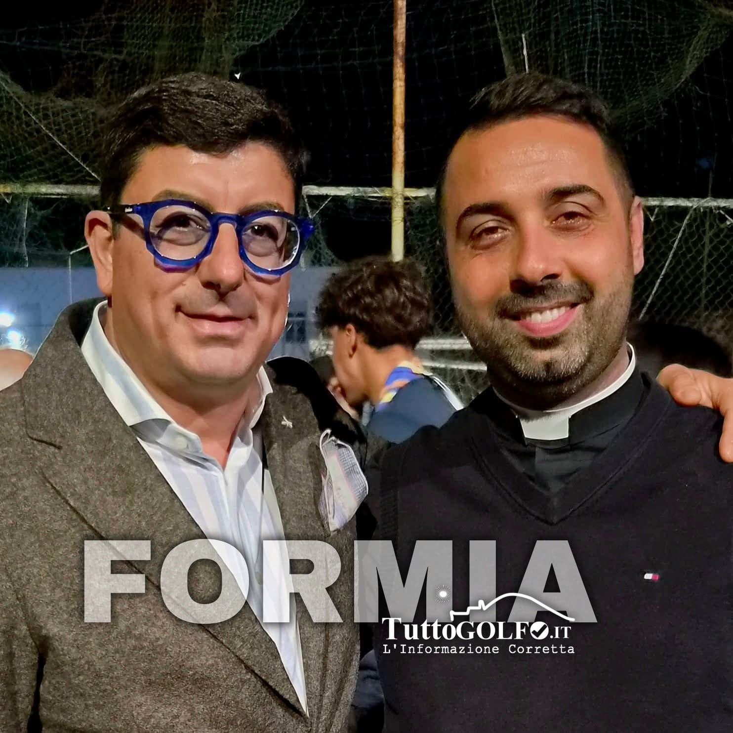 Formia, Villaggio Don Bosco: gli auguri del Sindaco a don Gennaro Petruccelli