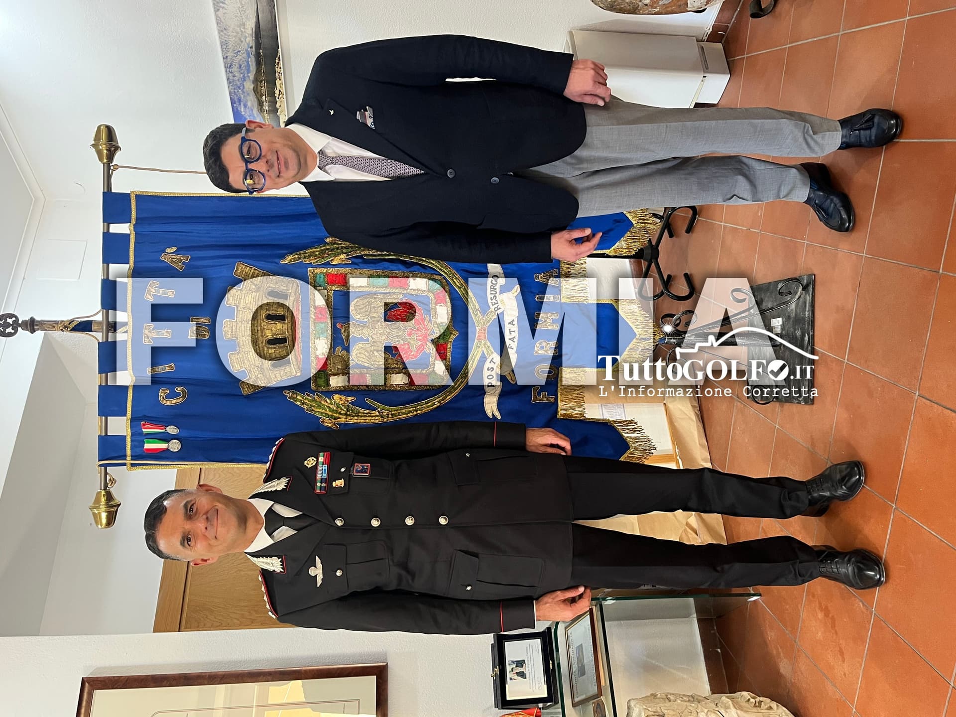 Visita istituzionale del nuovo Comandante provinciale dell'Arma dei Carabinieri, Luca Palmieri