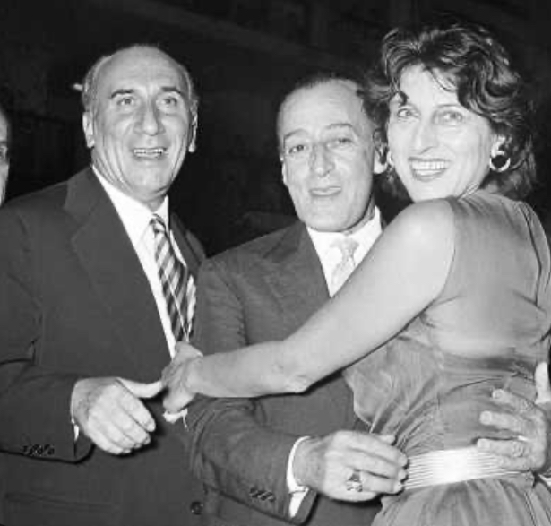 Remigio Paone con Anna Magnani e Totò