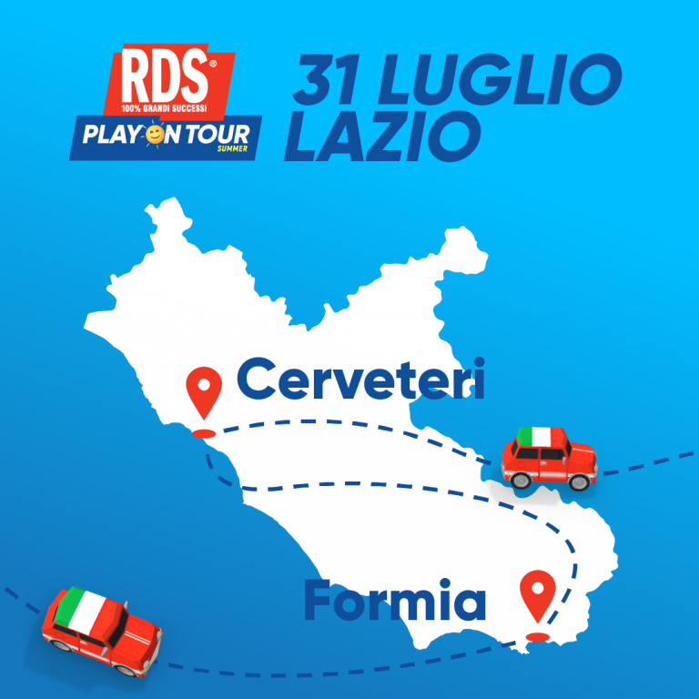 VIDEO – LA TAPPA DI RDS A FORMIA