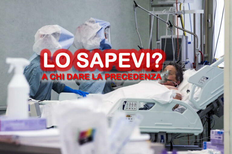 COVID-19 LE REGOLE NELLE TERAPIE INTENSIVE E IL PROTOCOLLO DELL’ISS, PRECEDENZA A CHI PUO’ SOPRAVVIVERE