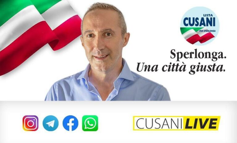 Sperlonga: Martedì 7 settembre ore 18 il sindaco Armando Cusani dialogherà dal profilo Facebook