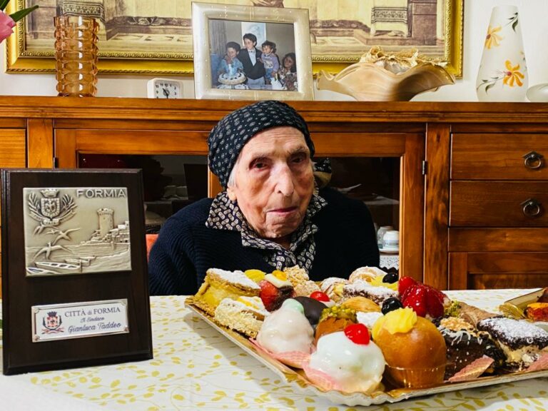 Formia, Giuseppina Treglia compie 107 anni