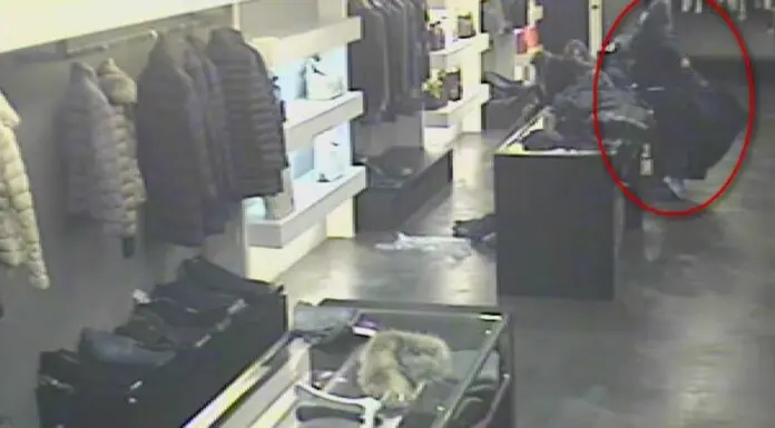 rapina negozio abbigliamento santi cosma e damiano