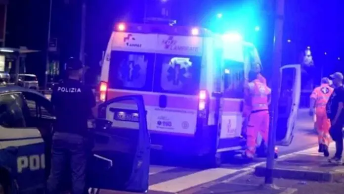 polizia ambulanza sera notte-2