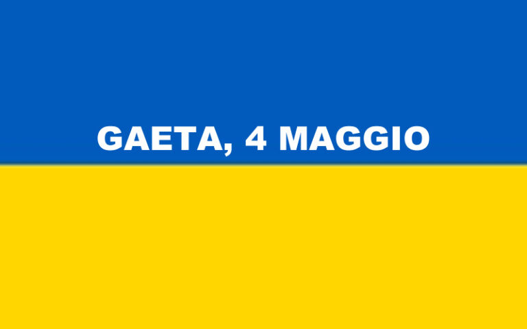 Gaeta, 4 maggio 2022: Stop alla repressione del dissenso in Russia