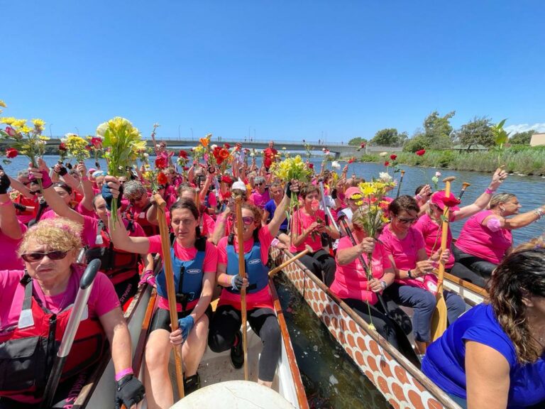 Gaeta: Volontari della Delegazione LILT di Gaeta a Sabaudia per il Trofeo Nazionale Dragon Boat